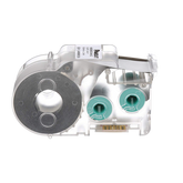 Casete de Etiquetas de Poliolefina de Cinta Continua, Tubo Termocontráctil, 8.6 mm de Ancho, 2.4 m de largo, Para Cables de 1.5 a 4.8 mm (18-12 AWG) de Diámetro, Color Blanco